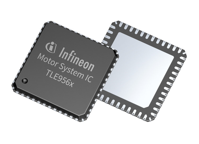 Motor System ICs from Infineon for control of small electric motors in cars offer a completely new level of integration
